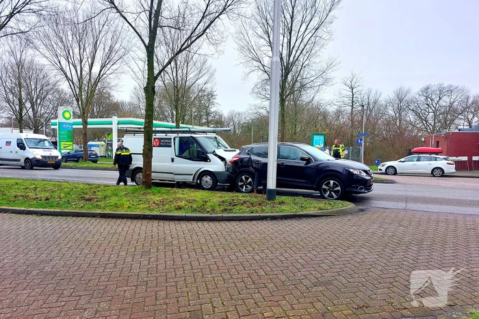 Veel schade bij kop-staart botsing