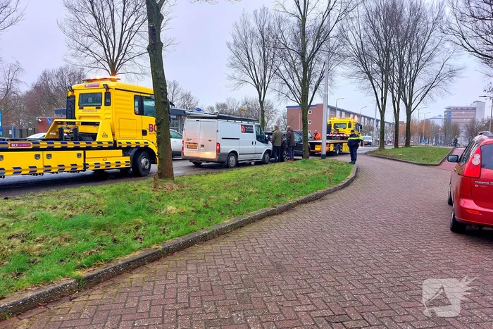 Veel schade bij kop-staart botsing