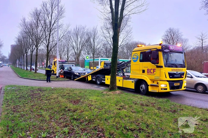 Veel schade bij kop-staart botsing