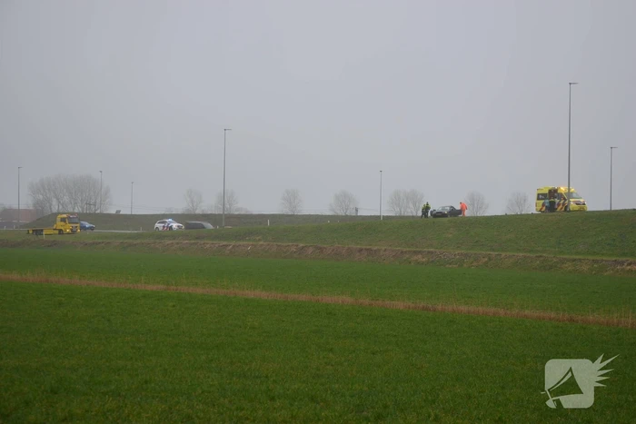 Flinke schade bij incident op de rijksweg