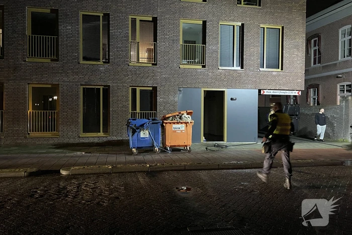 Vuilcontainers in brand in nieuwbouwwoning