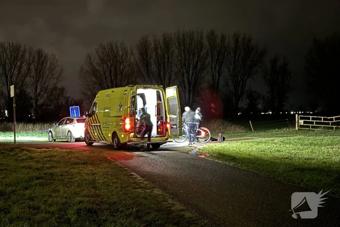 Persoon gewond na valpartij met fiets