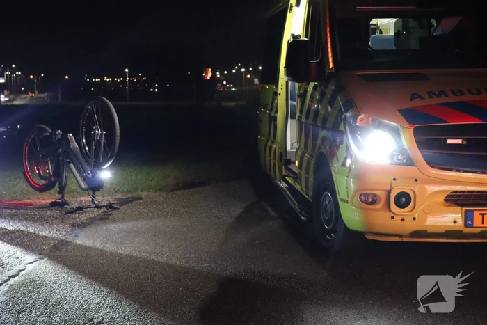 Persoon gewond na valpartij met fiets