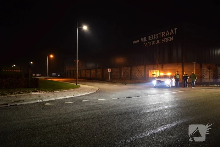 Grote brand in loods met hooi
