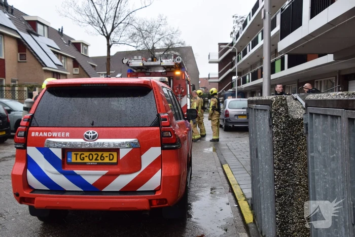 Brand in kelderbox snel onder controle