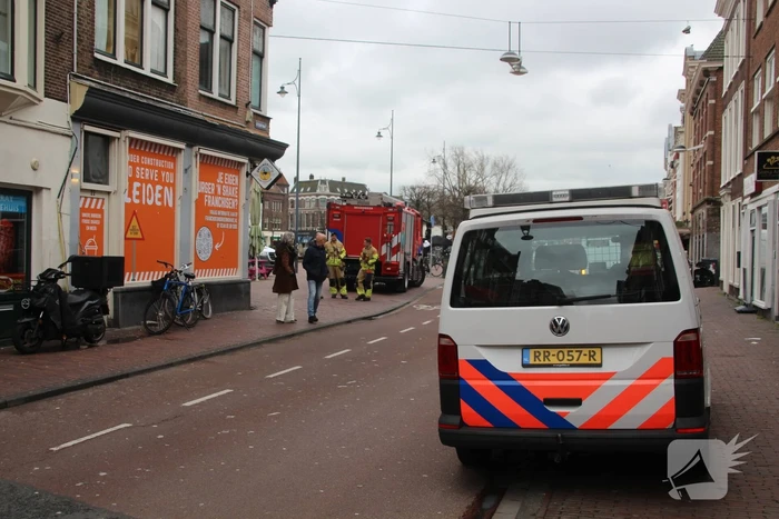 Straat afgesloten vanwege gaslekkage