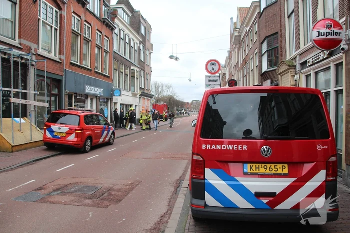 Straat afgesloten vanwege gaslekkage