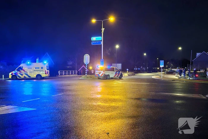 Traumahelikopter landt bij kruispunt