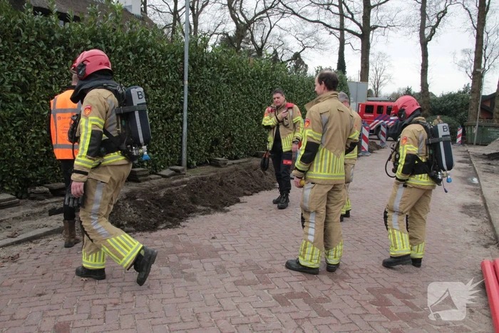 Gaslekkage door graafwerkzaamheden