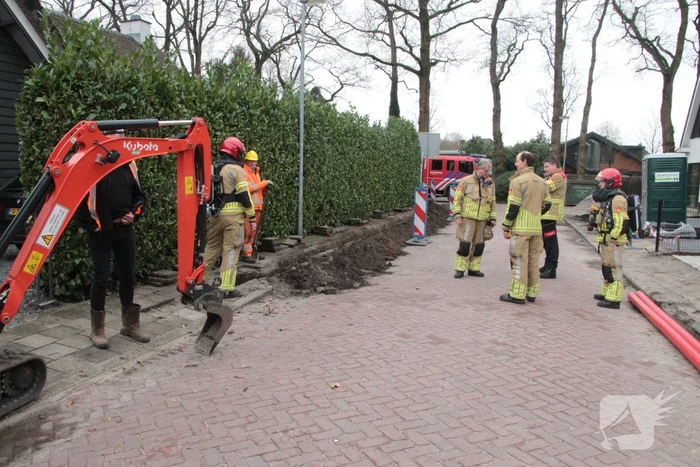 Gaslekkage door graafwerkzaamheden