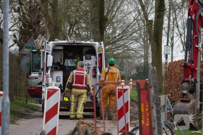 Gaslekkage door graafwerkzaamheden