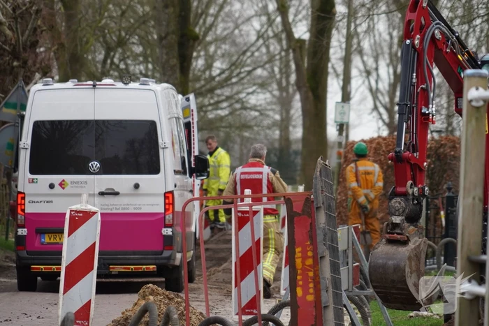 Gaslekkage door graafwerkzaamheden