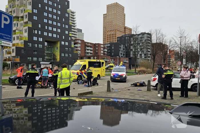 Ernstig ongeval tussen motorrijder en automobilist