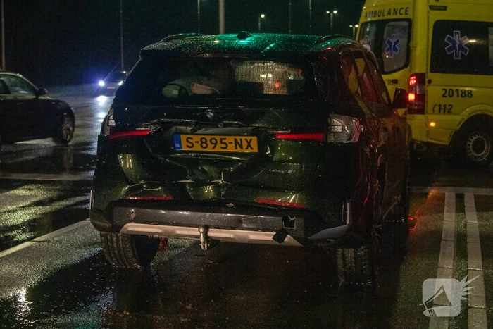 Fikse schade bij kop-staartbotsing voor verkeerslicht