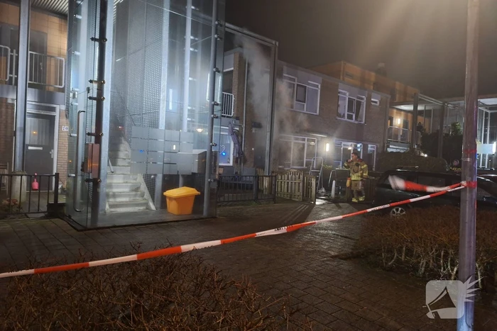 Flinke rookontwikkeling bij brand in woning