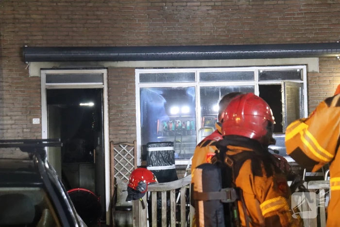 Flinke rookontwikkeling bij brand in woning