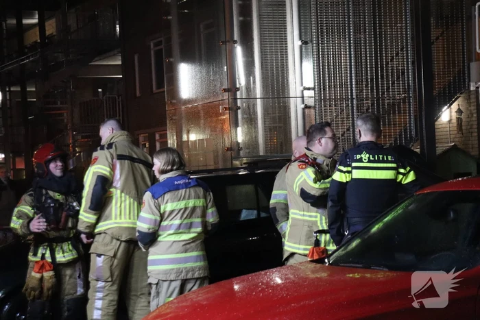 Flinke rookontwikkeling bij brand in woning