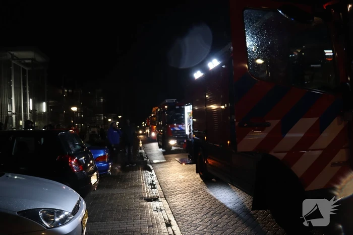 Flinke rookontwikkeling bij brand in woning