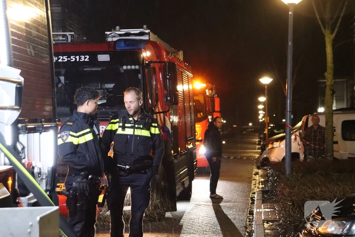 Flinke rookontwikkeling bij brand in woning