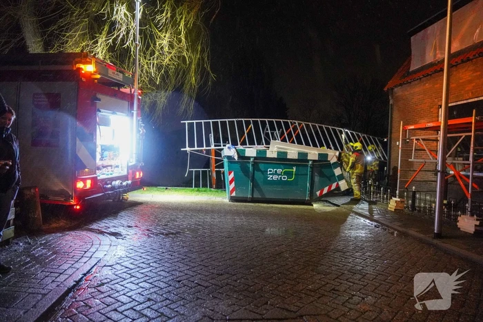 Opnieuw stormschade bij woning