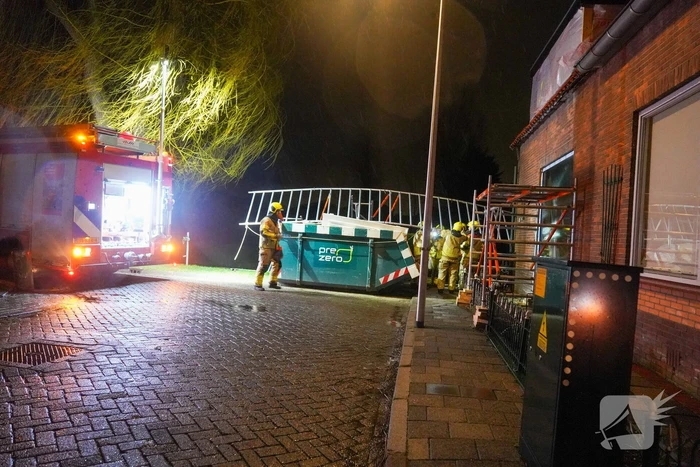 Opnieuw stormschade bij woning