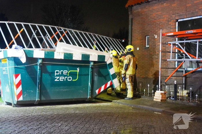 Opnieuw stormschade bij woning