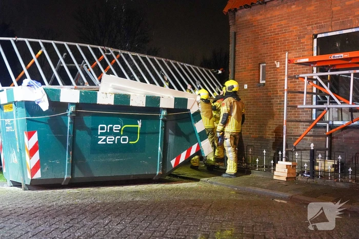 Opnieuw stormschade bij woning
