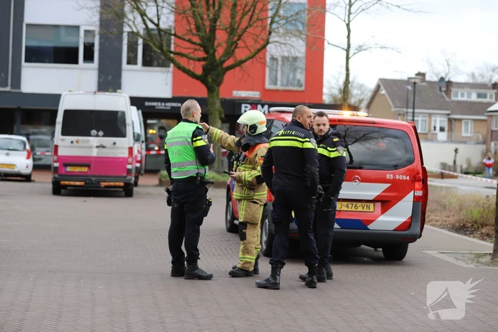 Winkelplein afgesloten vanwege gaslekkage
