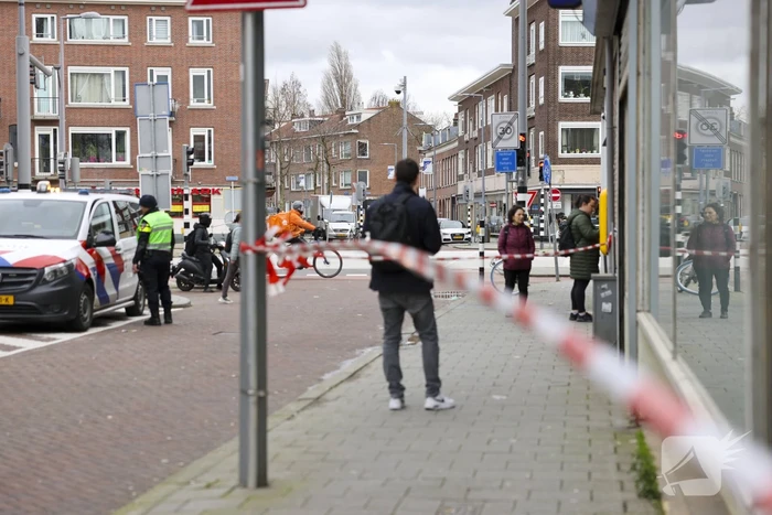 Onderzoek naar aantreffen onbekende stof in leegstaande winkel