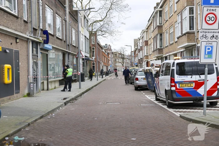 Onderzoek naar aantreffen onbekende stof in leegstaande winkel