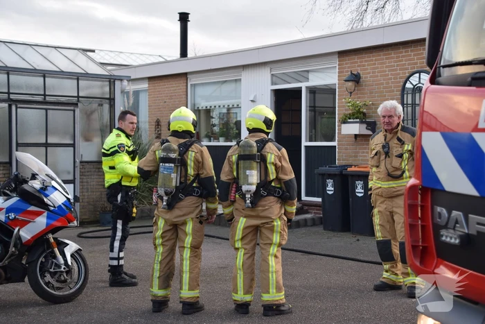 Onderzoek naar mogelijke woningbrand