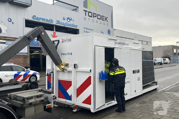 Grondstoffen voor de drugsproductie aangetroffen in bedrijfspand