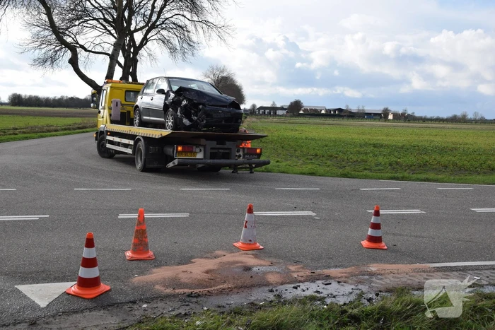 Dronken bestuurder zorgt voor grote schade op kruising