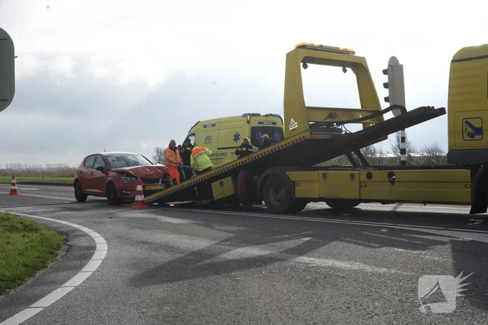Veel schade bij kop-staartbotsing