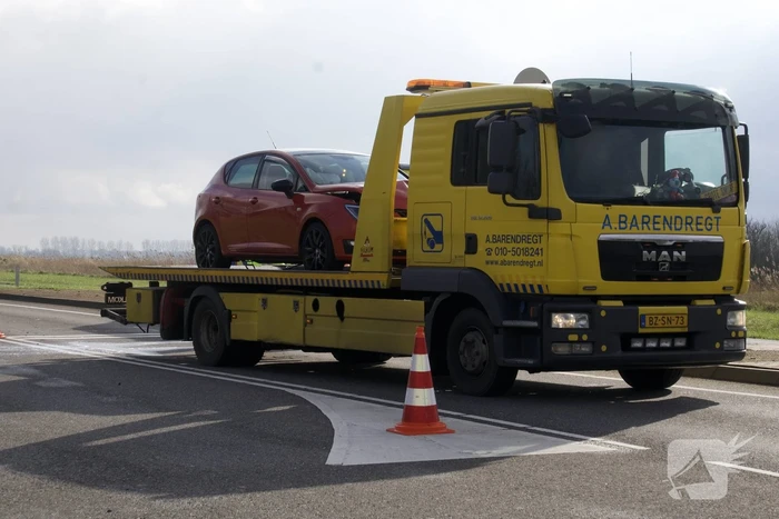 Veel schade bij kop-staartbotsing