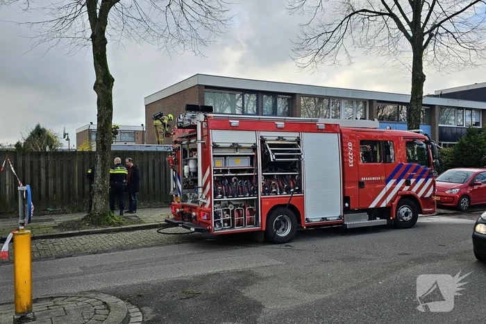 Brand in schuur van woning