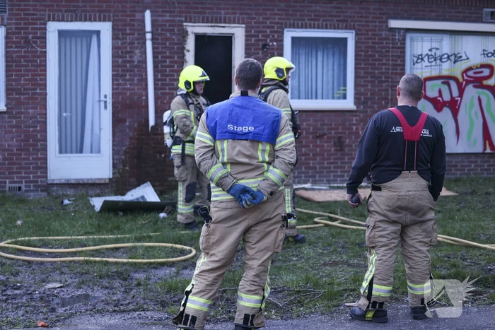 Opnieuw brand in sloopwoningen