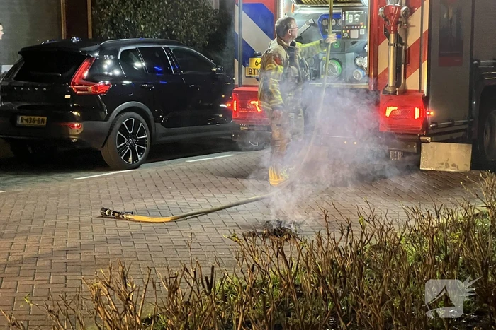 Schoorsteen geveegd vanwege brand