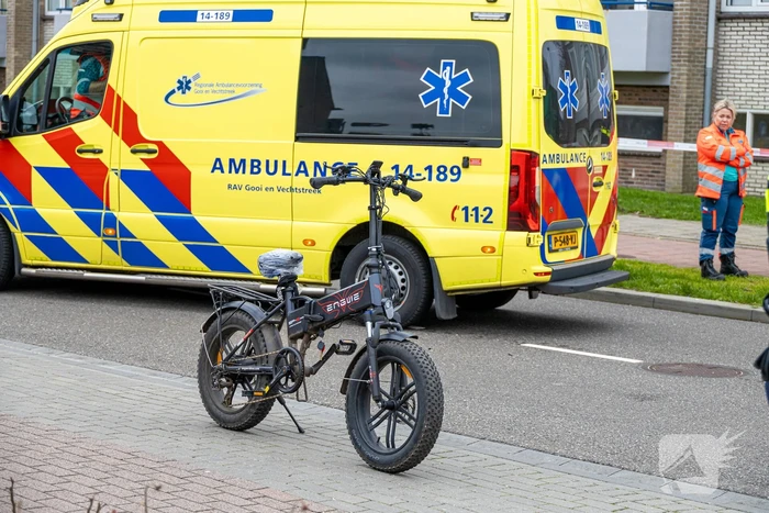 Meisje op een fatbike aangereden