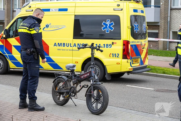 Meisje op een fatbike aangereden