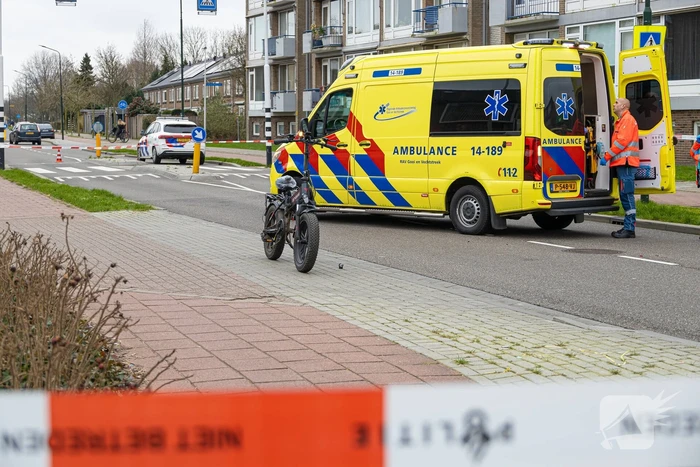Meisje op een fatbike aangereden