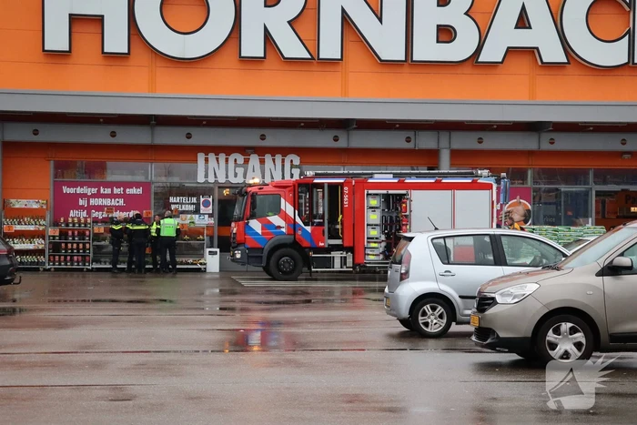 Bouwmarkt ontruimd vanwege brandalarm