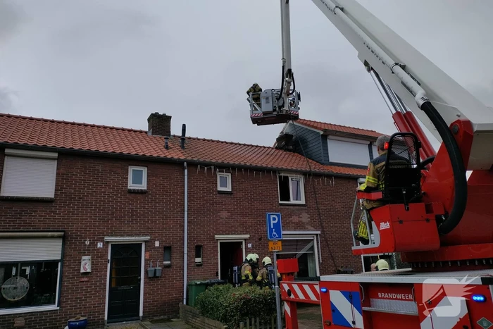 Brandweer ingezet voor brand in schoorsteen