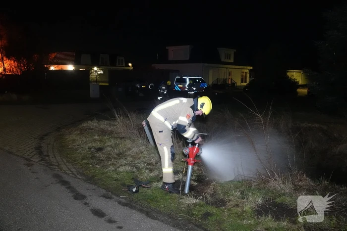 Brand verwoest tuinhuis op woonwagenkamp