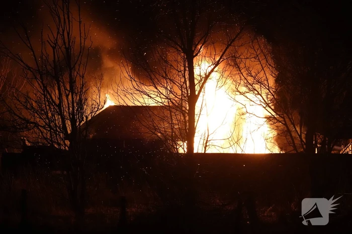 Brand verwoest tuinhuis op woonwagenkamp
