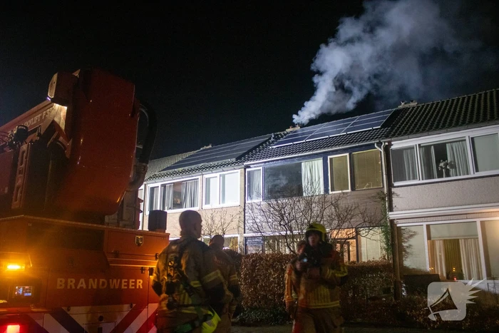 Flinke rookontwikkeling door schoorsteenbrand