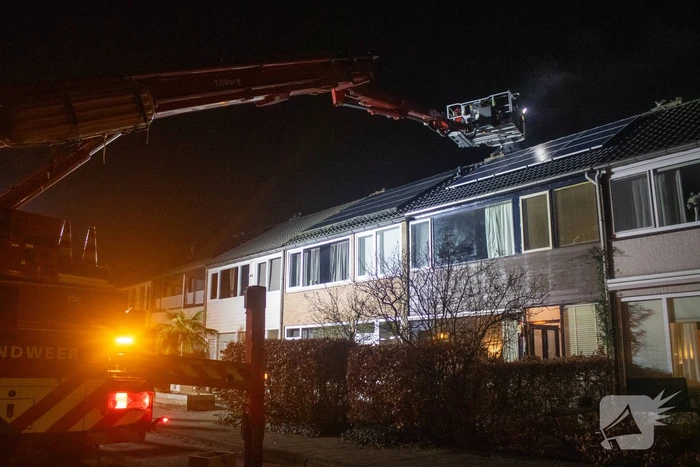 Flinke rookontwikkeling door schoorsteenbrand