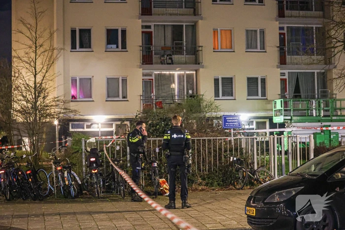 Grote schade aan portiek na explosie