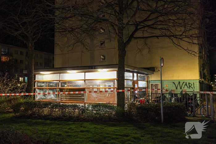 Grote schade aan portiek na explosie