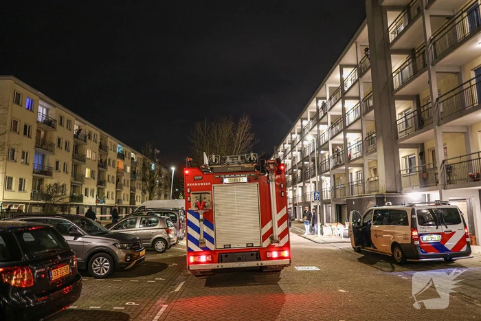 Grote schade aan portiek na explosie